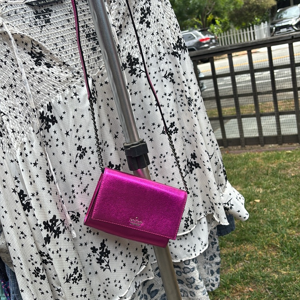 Kate Spade Metallic Pink Shoulder Bag - Picture 7 of 7